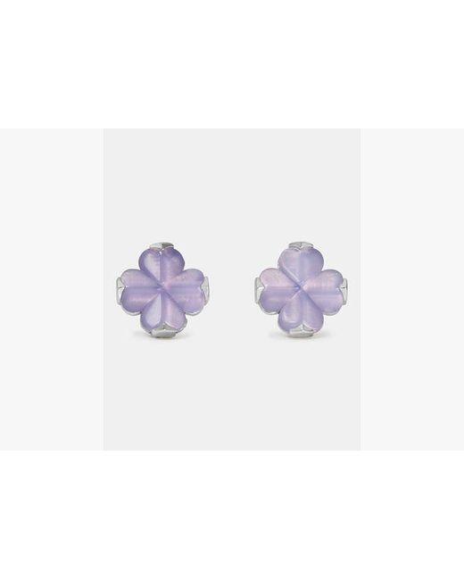 Kate Spade Purple Flower Studs