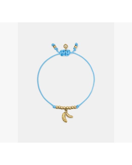 Kate Spade Blue Summer Daze Banana Cord Bracelet