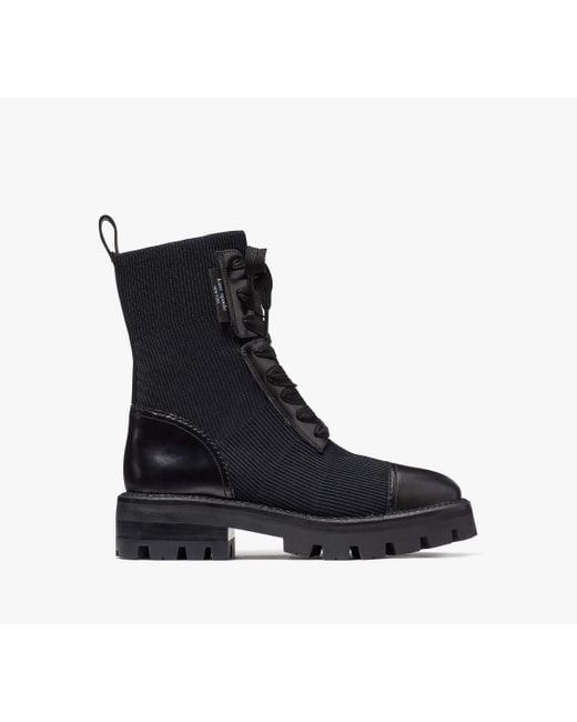 Kate Spade Black Winton Lug Booties
