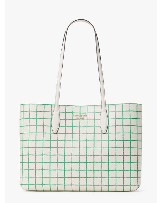 Kate Spade All Day Tennis Check Tote Bag, Groß - Lyst