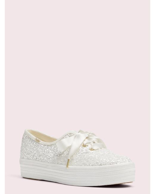 keds x kate spade new york triple glitter