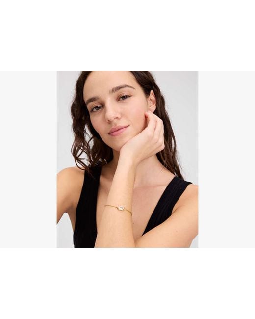 Kate Spade Metallic Molten Glass Solitaire Bracelet