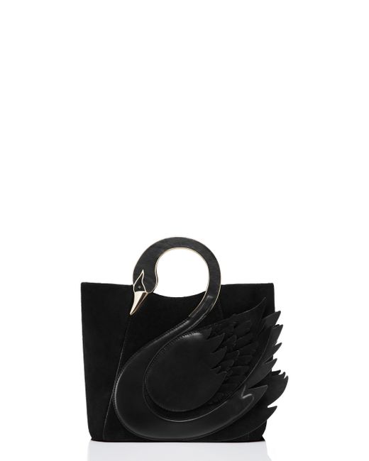 Kate Spade On Pointe Swan Handle Bag in Black | Lyst UK