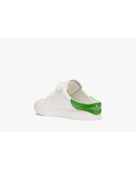 Kate Spade Green Charli Smooth Leather Mule Sneaker