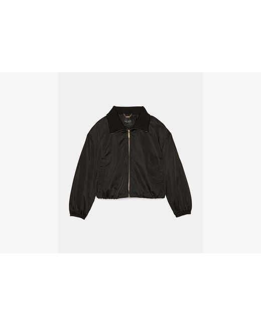 Kate Spade Black Bomber Jacket