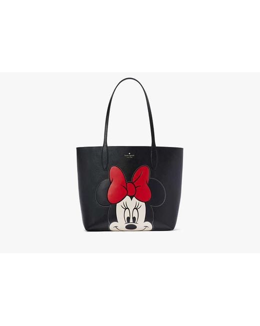 Kate Spade Disney X New York Reversible Minnie Large Tote in Black