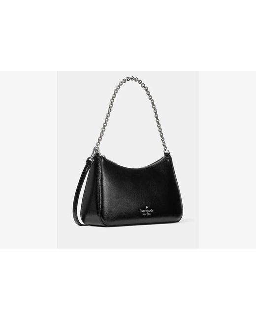 Kate Spade Black Kate Spade Margot Textured Leather Shoulder Bag