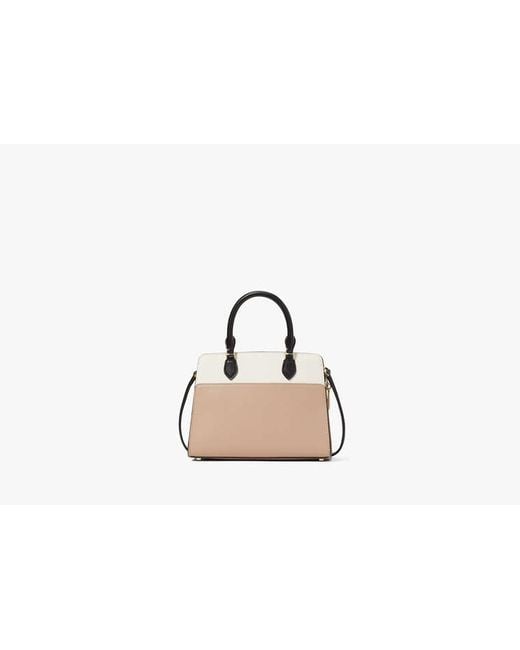 Kate Spade Black Madison Small Satchel, Toasted Hazelnut