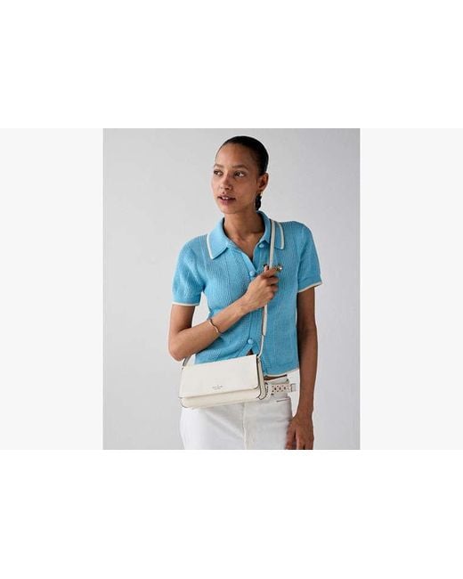 Kate Spade White Kate Spade Ivy Crossbody Bag