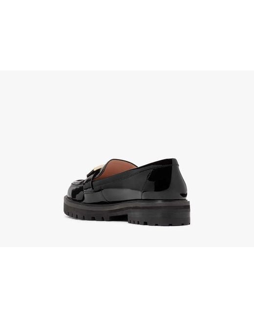 Kate Spade Black Quinn Lug Loafer