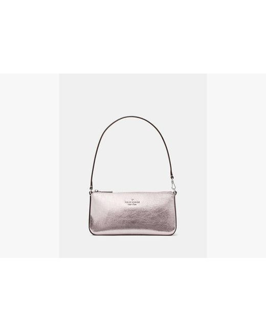 Kate Spade Gemini Metallic Convertible Wristlet in Black | Lyst