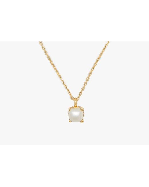 Kate Spade Metallic Little Luxuries 6mm Square Pendant