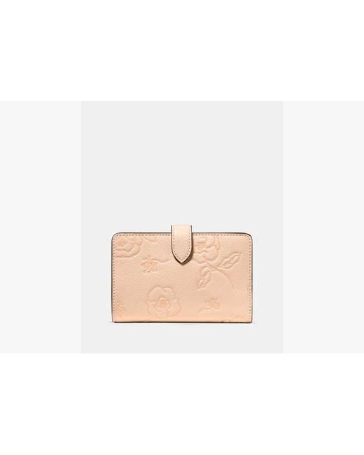 Kate Spade Natural Kate Spade Floral Medium Bifold Wallet
