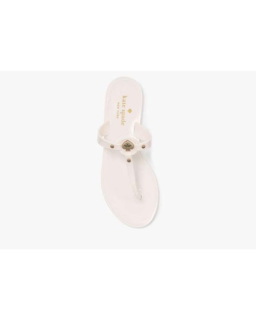 Kate Spade Black Kendall Jelly T-Strap Sandal