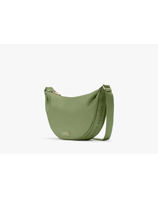 Kate Spade Green Carter Nylon Medium Sling Bag