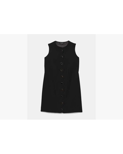 Kate Spade Black Scallop Shift Dress