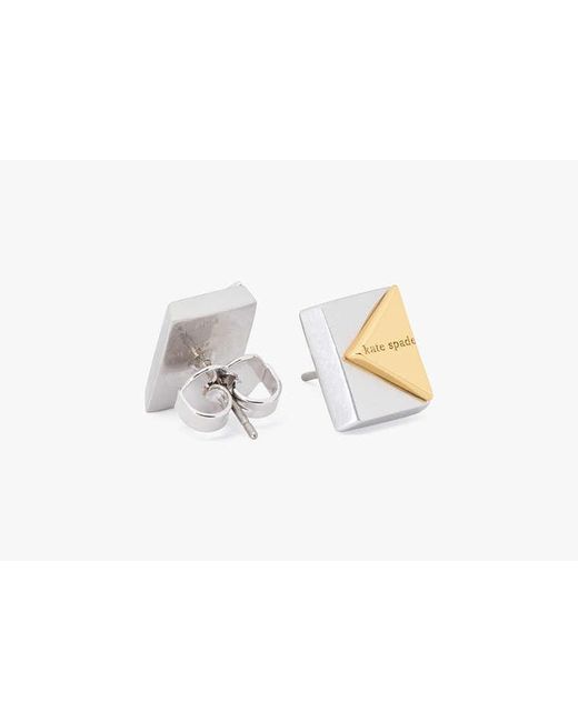 Kate Spade White Deco Studs