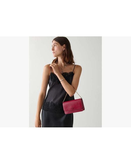 Kate Spade Red Madison Willow Mini Flap Crossbody