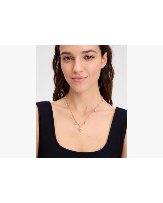 Kate Spade Black Beachside Scatter Pendant