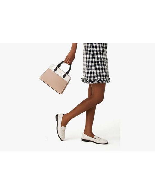 Kate Spade Black Madison Small Satchel, Toasted Hazelnut