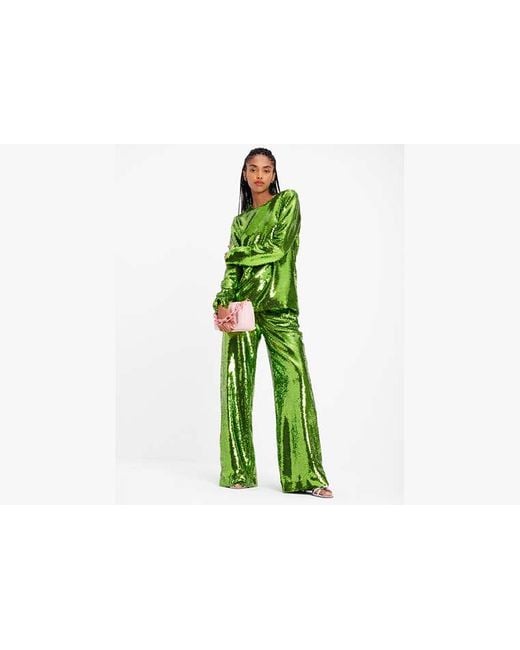 Kate Spade Green Sequin Pants
