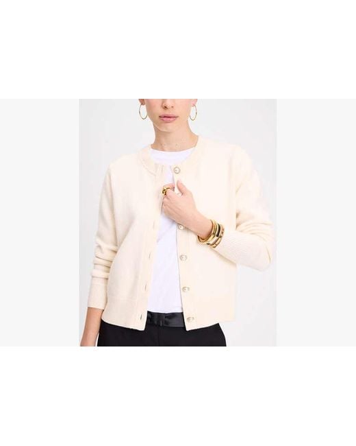 Kate Spade Black Pearl Button Nell Cardigan