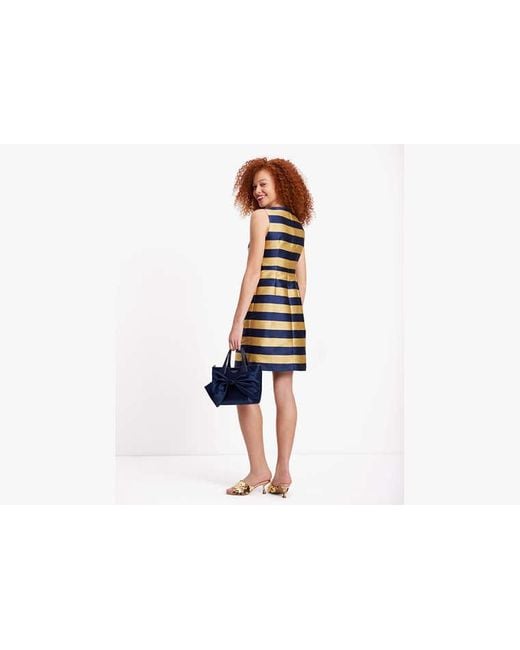 Kate Spade Black Awning Stripe Sheath Dress