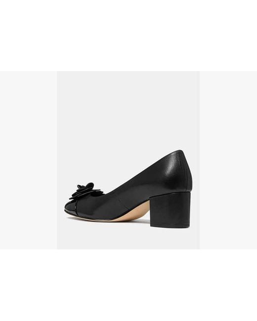 Kate Spade Black Flora Ballet Pump