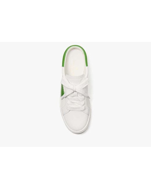 Kate Spade Green Charli Smooth Leather Mule Sneaker