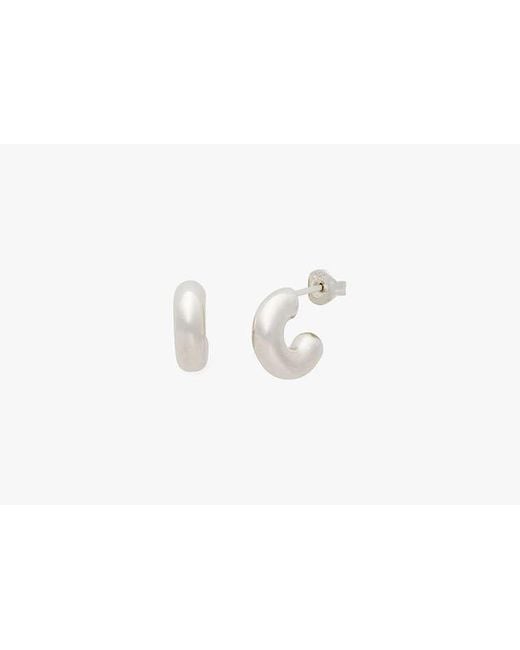 Kate Spade White Fine Meant To Be Huggies