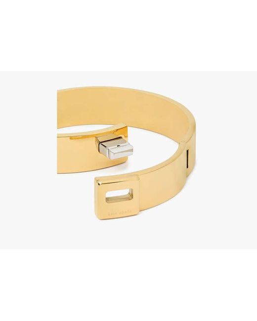 Kate Spade Black Phoebe Turnlock Bangle