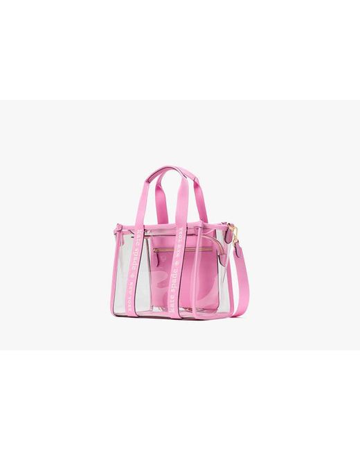 Kate Spade Black Kip Clear Small Tote