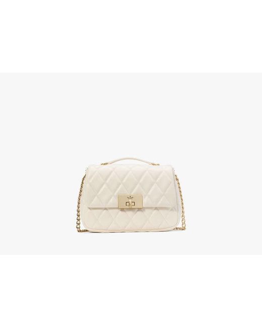 Kate Spade Black Carey Quilted Small Flap Crossbody