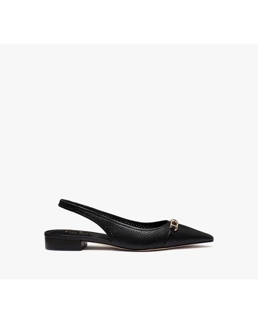 Kate Spade Black Kate Spade Hallie Slingback Flat