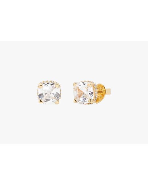 Kate Spade Metallic Little Luxuries 8mm Square Studs