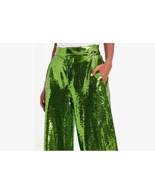 Kate Spade Green Sequin Pants
