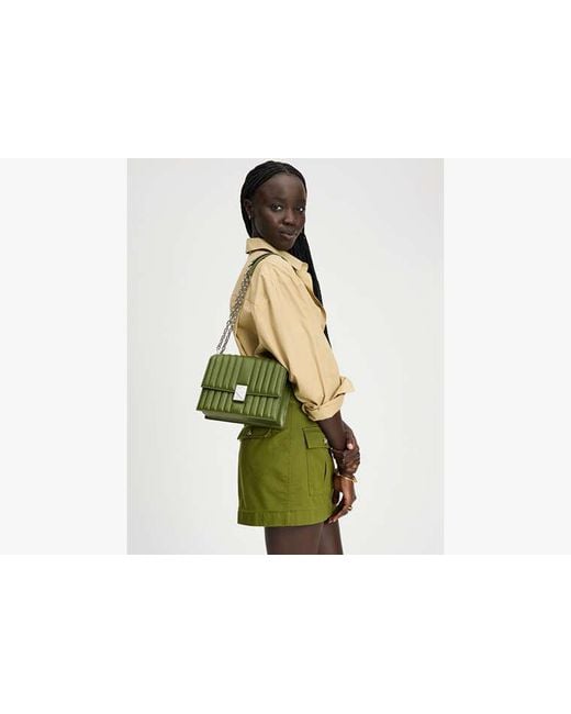 Kate Spade Green Deco Quilted Chain Shoulder Bag