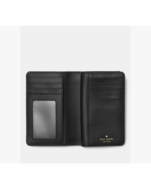 Kate Spade Outlet Black Medium Bifold Wallet