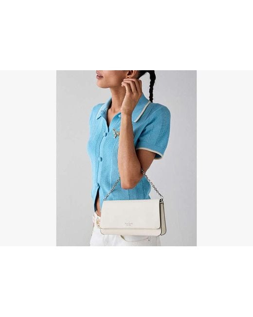 Kate Spade White Kate Spade Ivy Crossbody Bag