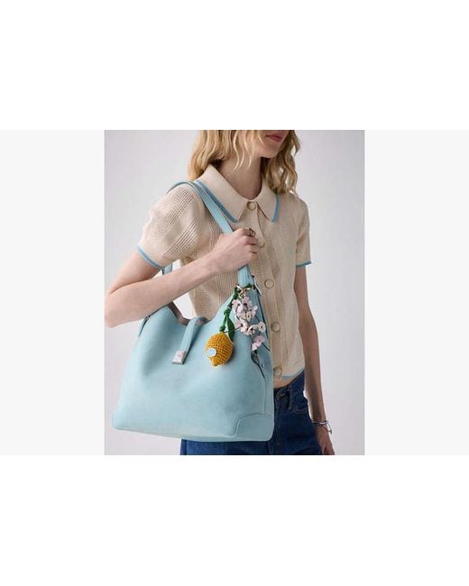 Kate Spade Multicolor Charmed Lemon Crochet Bag Charm