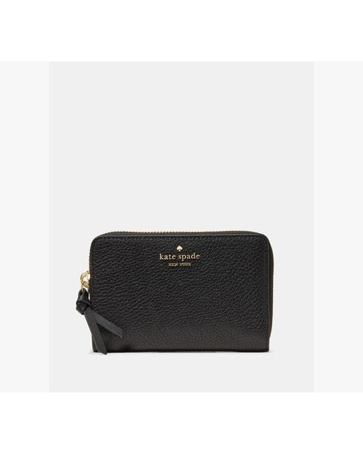 Kate Spade Outlet Black Knott Medium Wallet