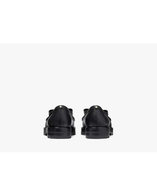 Kate Spade Black Prima Pearl Flats