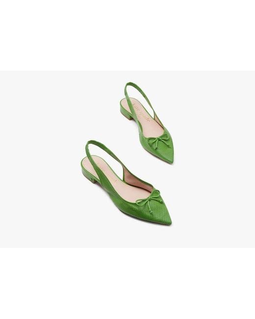Kate Spade Green Veronica Flats