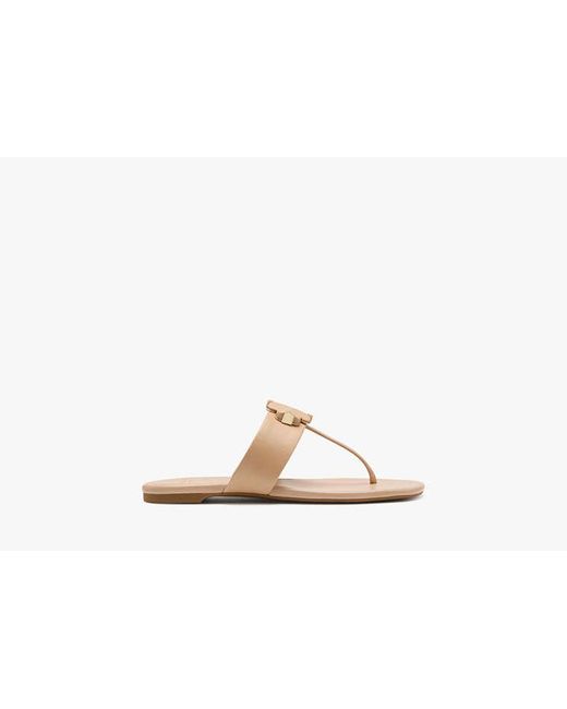 Kate Spade Natural Spade Flower Thong Sandals