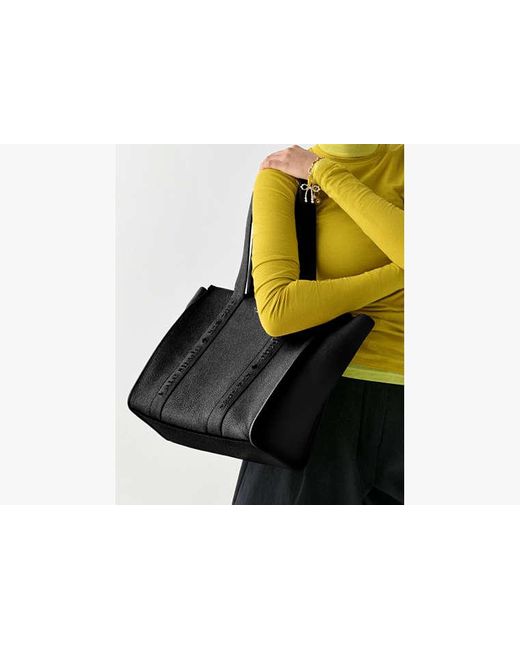 Kate Spade Black Kip Tote Bag Aus Leder, Groß