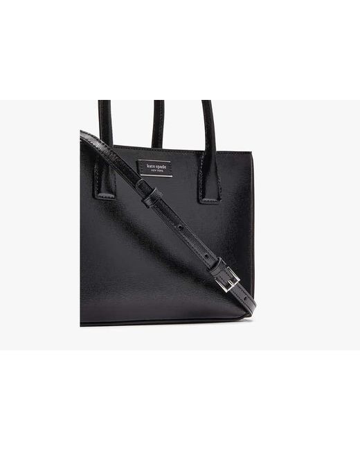 Kate Spade Black Sam Icon Square Tote