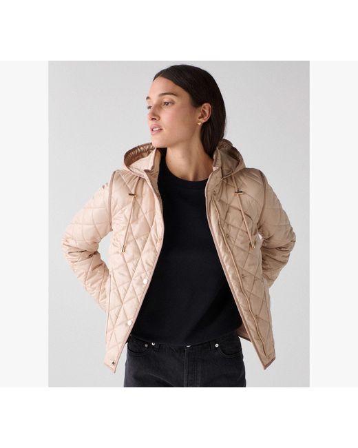 Kate Spade Outlet Natural Quilted Jacket