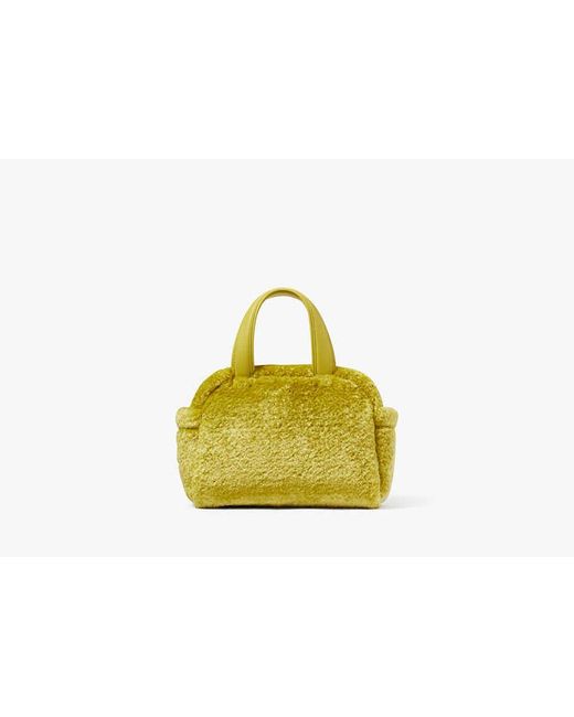 Kate Spade Black Apres Chic Faux Shearling Satchel