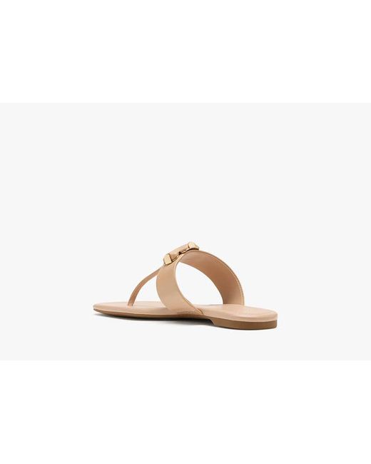Kate Spade Natural Spade Flower Thong Sandals