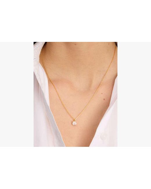Kate Spade Metallic Little Luxuries 6mm Square Pendant